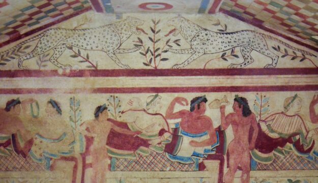 In un libro la passione degli Etruschi per il vino, la bevanda cara al dio Fufluns