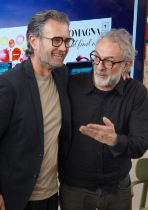 Vinitaly: l&rsquo;Emilia-Romagna del vino si racconta ancora con l&rsquo;alta cucina. Dopo Bottura, ecco Cracco