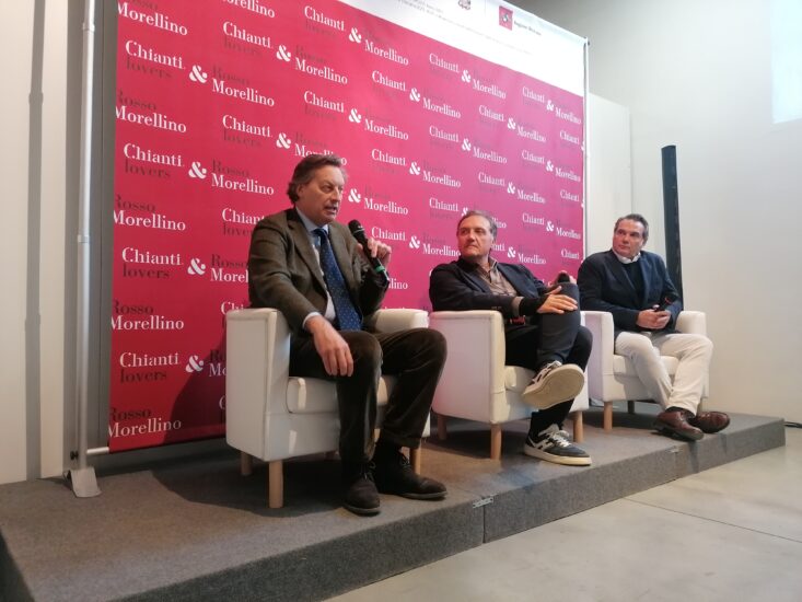 Chianti Lovers & Rosso Morellino 2026: Conferenza stampa con il presidente del Consorzio Vino Chianti Giovanni Busi, l’Assessore Regionale alle Attività Produttive Leonardo Marras, il presidente del Consorzio di Tutela Morellino di Scansano Bernardo Guicciardini Calamai