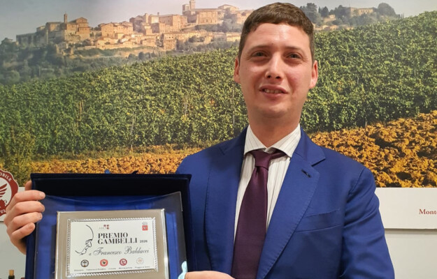 Gambelli Award 2026 for the best under 40enologist to Francesco Baldacci (Basilica Cafaggio)