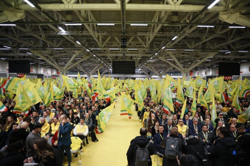 La mobilitazione Coldiretti a Bologna