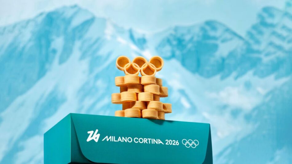 La “Pasta crudaiola cinque cerchi” di Carlo Cracco (credit: Milano Cortina 2026)