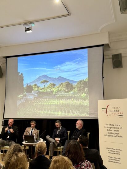 Il Parco Archeologico di Pompei e Gruppo Tenute Capaldo all’Istituto Italiano di Cultura a Londra 