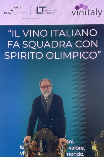 Il direttore di WineNews, Alessandro Regoli, a Casa Italia