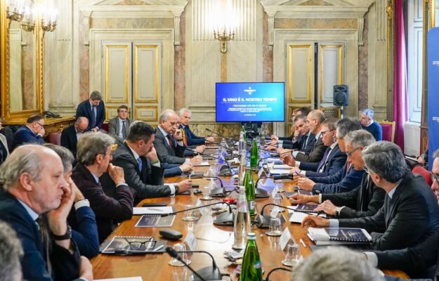 CAMPAGNA ISTITUZIONALE, FRANCESCO LOLLOBRIGIDA, MINISTERO DELL'AGRICOLTURA, MINISTRO DELL'AGRICOLTURA, PROMOZIONE, TAVOLO DI FILIERA VITIVINICOLA, Italia