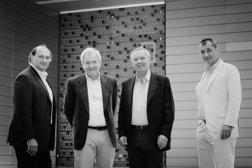 I fratelli Marzotto: Nicolò, Stefano, Gaetano e Luca 