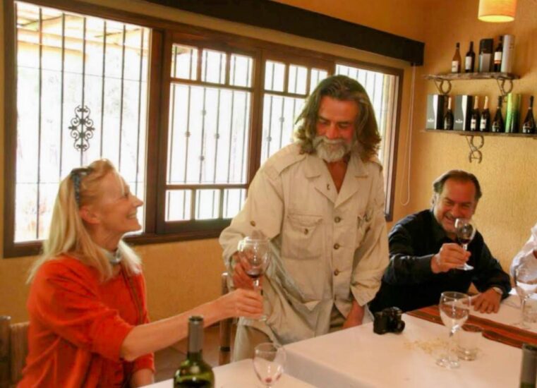 Michel Rolland con Gelasio Gaetani d’Aragona Lovatelli 