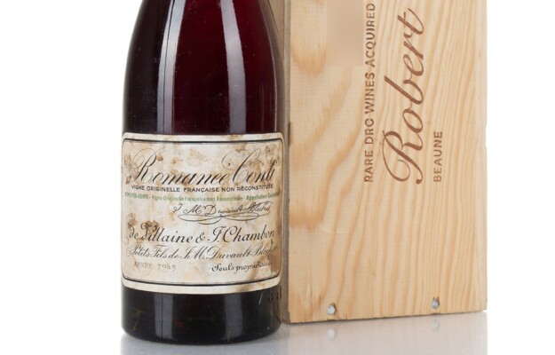 ACKER, ASTE ENOICHE, COLLEZIONISMO, DOMAINE DE LA ROMANÉE-CONTI, LA PAULÉE, RECORD, Mondo