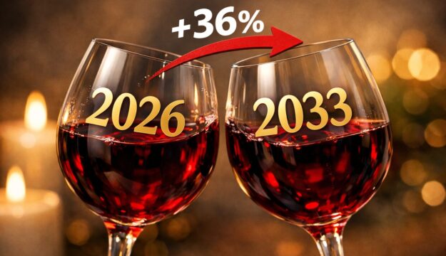 Il mercato del vino globale nel 2026 a 328,5 miliardi di dollari. E in sette anni crescer&agrave; del +36%
