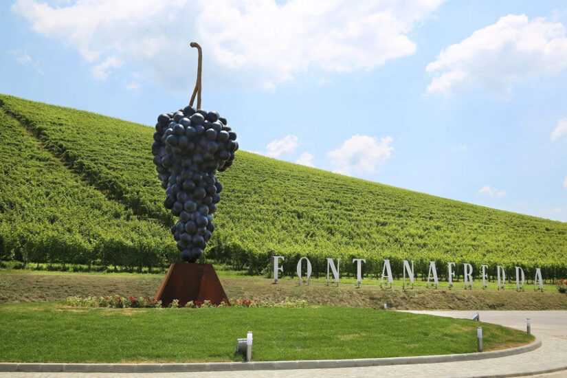 A Fontanafredda, nelle Langhe, il monumento al Nebbiolo di Giuseppe Carta
