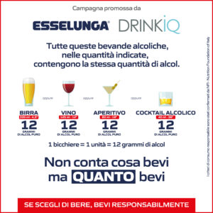 &ldquo;Se scegli di bere, bevi responsabilmente&rdquo;: la nuova campagna Esselunga & Diageo