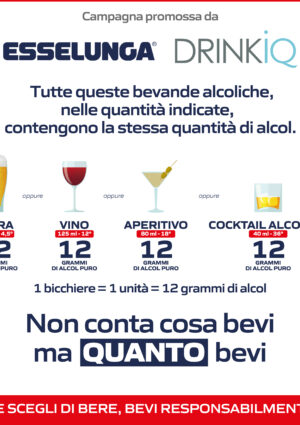 &ldquo;Se scegli di bere, bevi responsabilmente&rdquo;: la nuova campagna Esselunga & Diageo