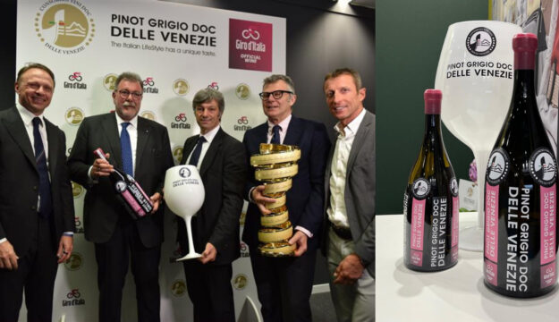 &ldquo;The Pink Race&rdquo; toasts with &ldquo;white pearl&rdquo;: Pinot Grigio Delle Venezie wine of &ldquo;Giro d&rsquo;Italia&rdquo;