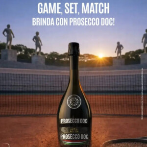 Il Prosecco Doc brinda al grande tennis: &egrave; Official Sparkling Wine degli Internazionali Bnl d&rsquo;Italia