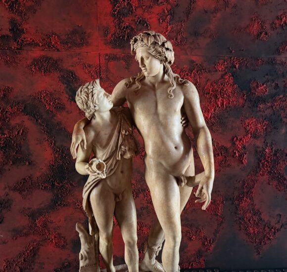 Le statue degli Uffizi e Palazzo Pitti di Firenze esposte a Vinitaly al Ministero dell’Agricoltura (ph: WineNews) 