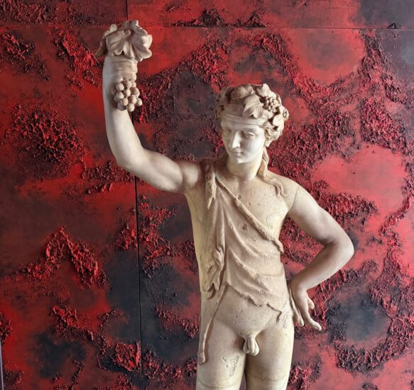 Le statue degli Uffizi e Palazzo Pitti di Firenze esposte a Vinitaly al Ministero dell’Agricoltura (ph: WineNews) 