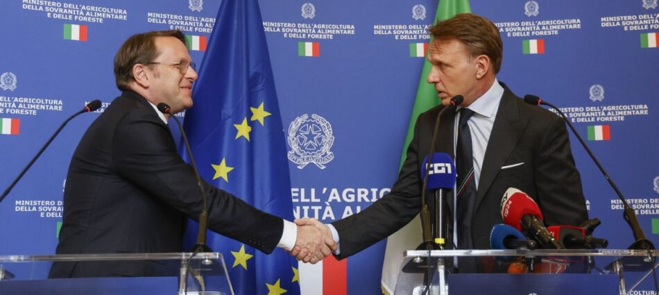 &ldquo;Dobbiamo garantire all&rsquo;Ue sovranit&agrave; e sicurezza alimentare. L&rsquo;Italia modello di riferimento&rdquo;