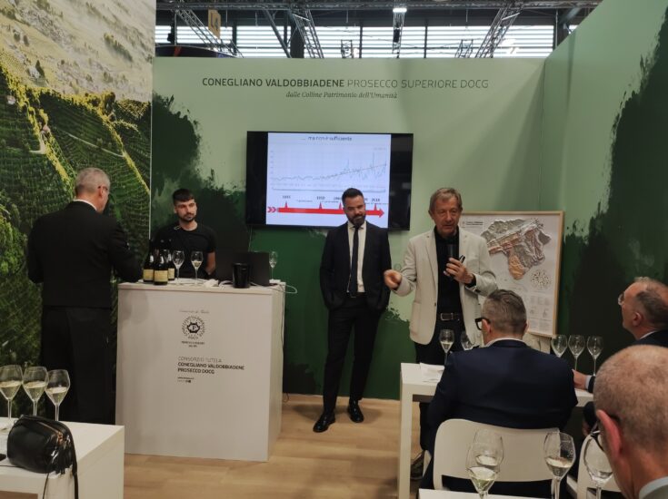 La masterclass di cloni di Glera resistente a Vinitaly 2026 (ph: WineNews)