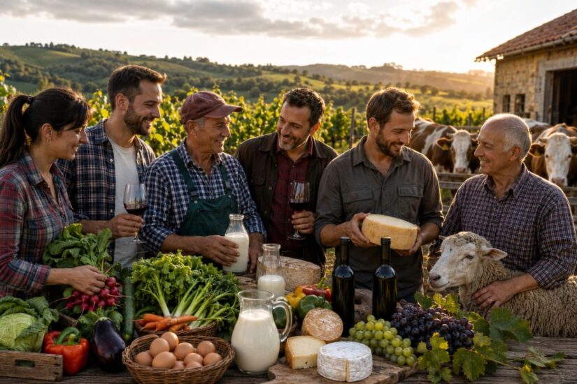 Cresce il valore delle cooperazione agroalimentare italiana (ph: Chatgpt)
