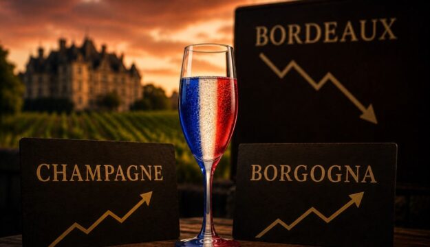 Il vigneto francese perde valore nel 2025: 171.400 euro all&rsquo;ettaro (-2,9%), crolla Bordeaux