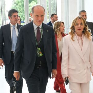 L&rsquo;agricoltura al centro del futuro di Italia ed Europa. La premier Giorgia Meloni a Confagricoltura