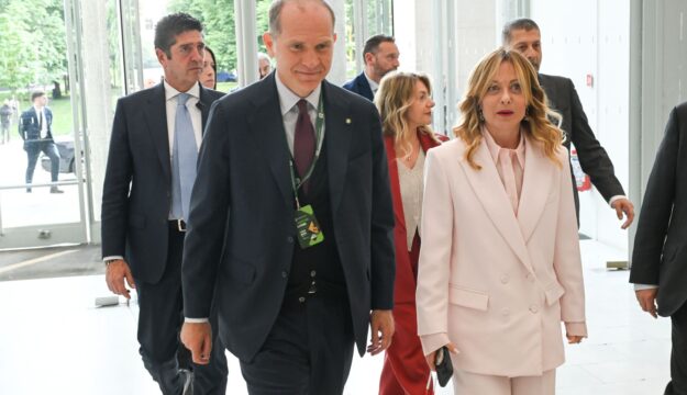 L&rsquo;agricoltura al centro del futuro di Italia ed Europa. La premier Giorgia Meloni a Confagricoltura
