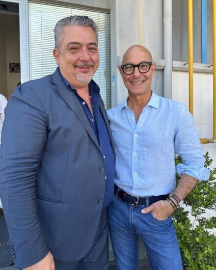 Giuseppe Di Martino e Stanley Tucci