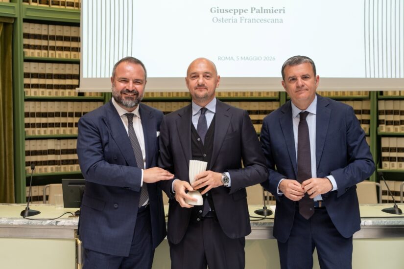 La premiazione di Giuseppe Palmieri, Osteria Francescana