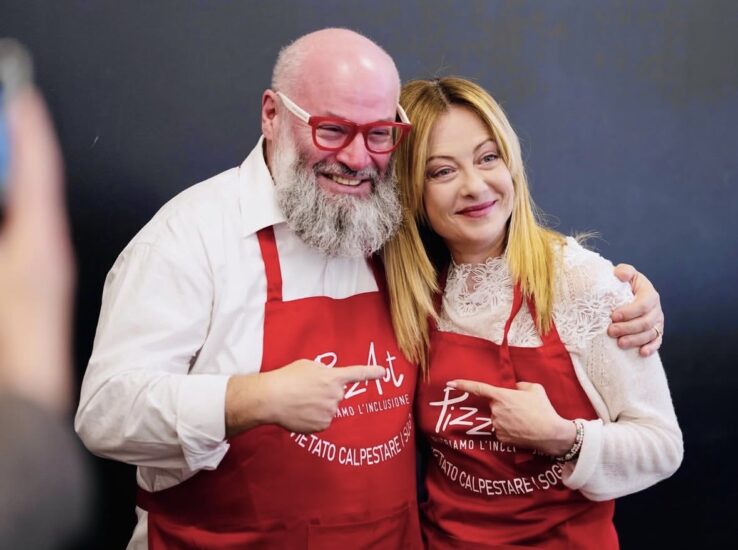 La foto con Nico Acampora postata dalla Premier Giorgia Meloni sul suo profilo Instagram
