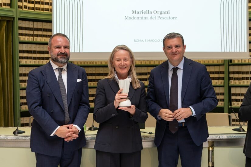 La premiazione di Mariella Organi, Madonnina del Pescatore