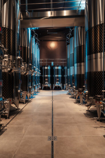 La nuova cantina del Cabreo di Folonari, in Chianti Classico (ph: Angelo Trani)