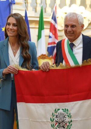Tra paesaggi bucolici e gastronomia del territorio,&nbsp;Kate Middleton in visita a Reggio Emilia