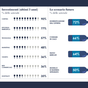 Vino, gi&ugrave; affari e consumi. Ma il 58% dei big si aspetta una crescita delle vendite nel 2026