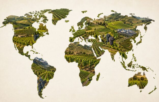COMMERCIO, CONSUMI MONDIALI, EXPORT, FRANCIA, ITALIA, MERCATI, OIV, ORGANIZZAZIONE MONDIALE DELLA VIGNA E DEL VINO, PRODUZIONE DI VINO, SPAGNA, USA, VIGNETO MONDIALE, Mondo