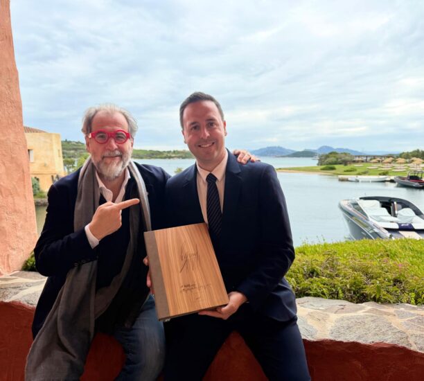 Andrea Signanini, Food & Beverage Director per le proprietà gestite da Marriott in Costa Smeralda, con Alessandro Regoli