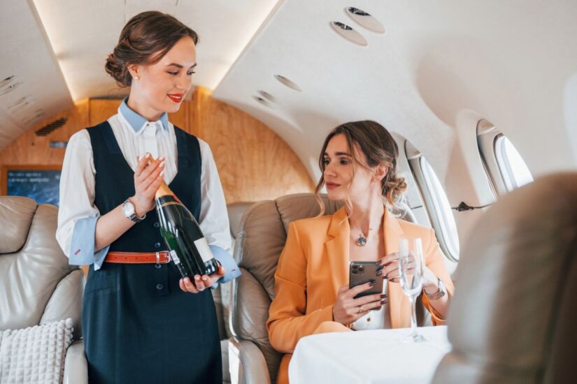 Il vino tra i primi segnali della qualità dell’esperienza di un volo d’eccellenza
