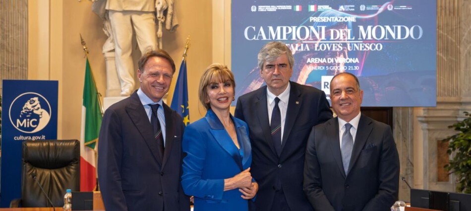 Tra lirica e cucina italiana Patrimonio Unesco, l&rsquo;Italia unita con un calice di vino in mondovisione