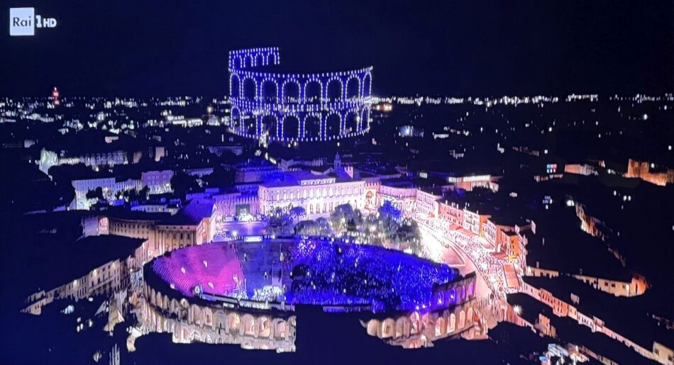 Le immagini della serata in diretta su Rai1