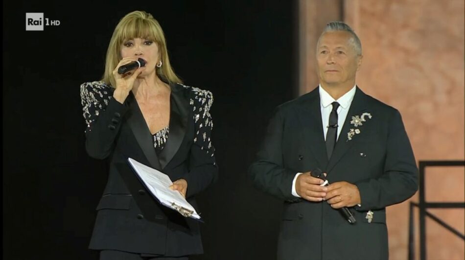 Le immagini della serata in diretta su Rai1