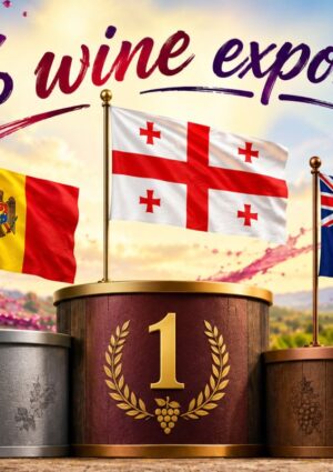 Georgia, Moldova e Nuova Zelanda: i Paesi in cui il vino incide di pi&ugrave; sul totale delle esportazioni