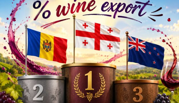 Georgia, Moldova e Nuova Zelanda: i Paesi in cui il vino incide di pi&ugrave; sul totale delle esportazioni