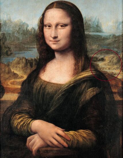 Ponte Buriano sullo sfondo della “Gioconda” di Leonardo da Vinci 