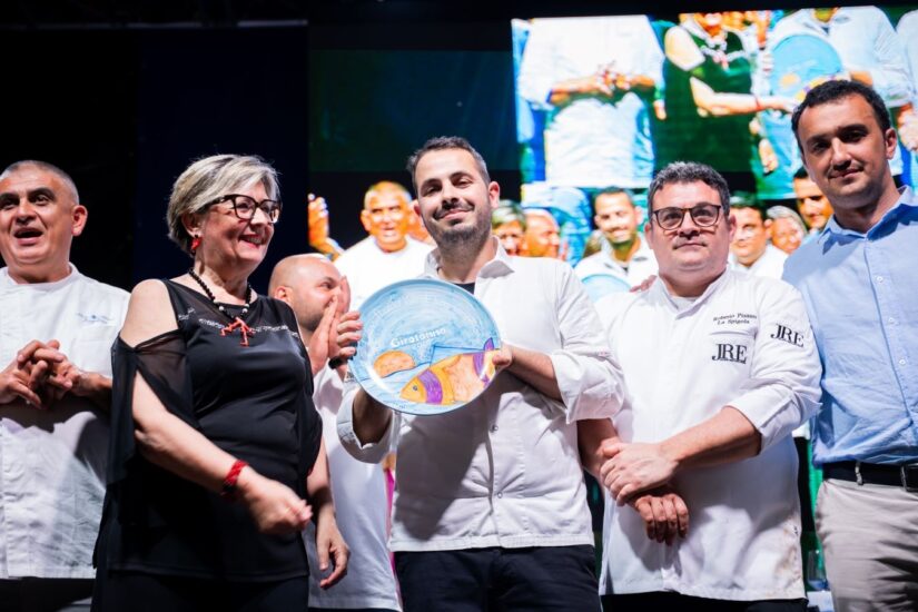 Gli chef italiani Francesco Vitale e Roberto Pisano