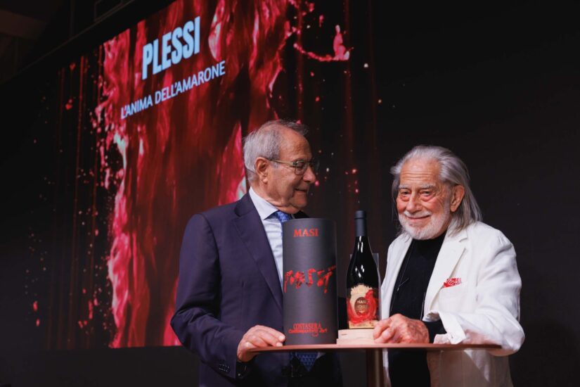 Sandro Boscaini e Fabrizio Plessi