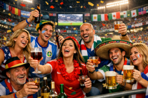 Dallo Champagne alle birra, la tequila messicana e il whisky scozzese: &egrave; un Mondiale tutto da bere