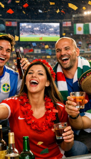 Dallo Champagne alla birra, la tequila messicana e il whisky scozzese: &egrave; un Mondiale tutto da bere