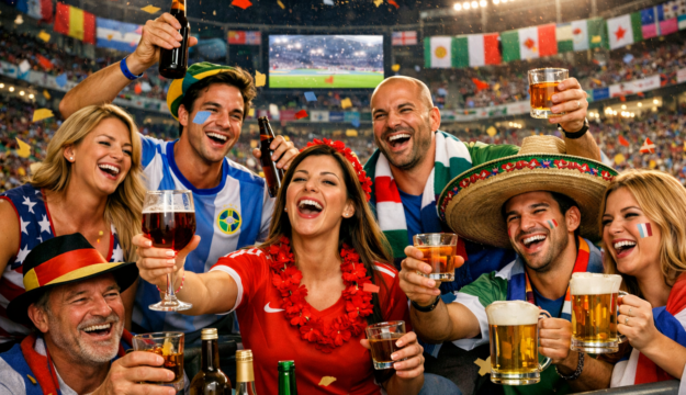 Dallo Champagne alla birra, la tequila messicana e il whisky scozzese: &egrave; un Mondiale tutto da bere