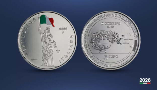 Dalla tavola alla numismatica: nasce la moneta della &ldquo;Cucina Italiana Patrimonio Unesco&rdquo;