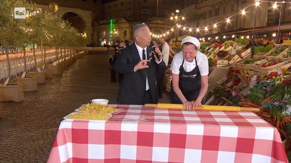 Le immagini della serata in diretta su Rai1