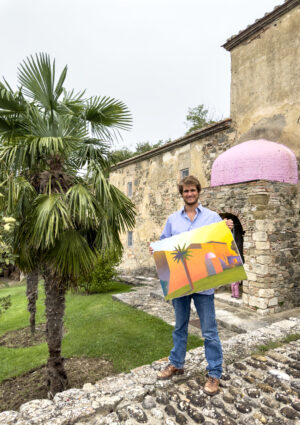 Vino e arte, le opere di Salvo, tra i pi&ugrave; quotati artisti italiani, alla Tenuta di Trinoro